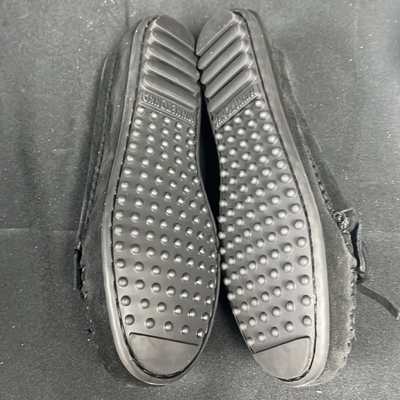 Minnetonka Women’s Me to We Maasai Black Suede Moccasins (2934) - Picture 7 of 9